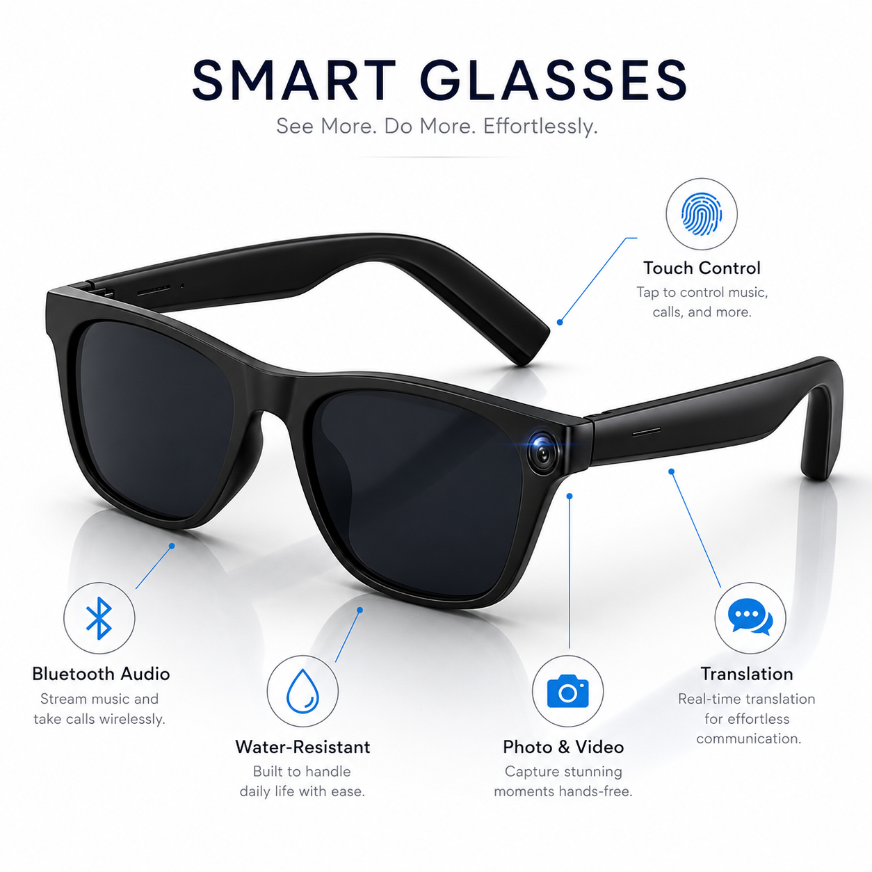 OptiLink Smart Glasses